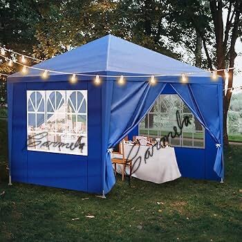 Canopy 10x10ft Canopy Tent with Sidewalls Tent for Parties Beach Camping Party (10x10