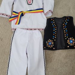 Romanian Traditional Boy, Girl Outfits