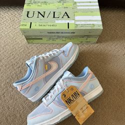 NEW Nike X Union Dunk Low Passport Pack Argon (2022) Men’s Size 11.5