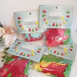 4 Packs SPRITZ Paper Tassel Garland. Banner Tassel. Party Decoration. Tassel Decor. Colorful Target Decor 