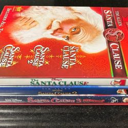 📀  3 DVD Christmas Set with Cases, Box: Walt Disney’s The Santa Claus, Movie Series 1-3  (new)