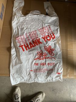 1000 Grocery T Shirt Bags 