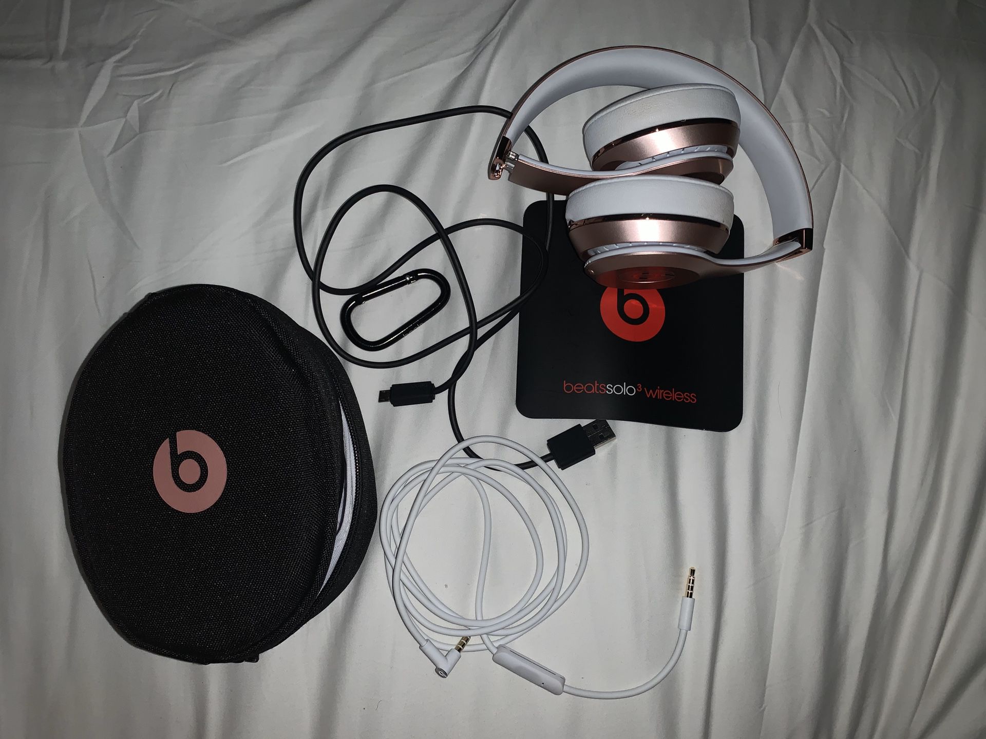 Beats Solo 3 Rose Gold Bluetooth