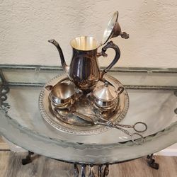  Silver tea set
