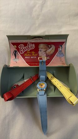 Vintage 1964 Barbie Watch Set by Bradley - Teen-Age Fashion Model Box Set