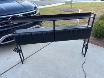 Black full sized/ queen headboard with Outlet