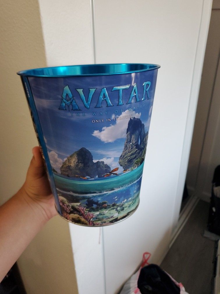 Avatar the way of water popcorn bucket