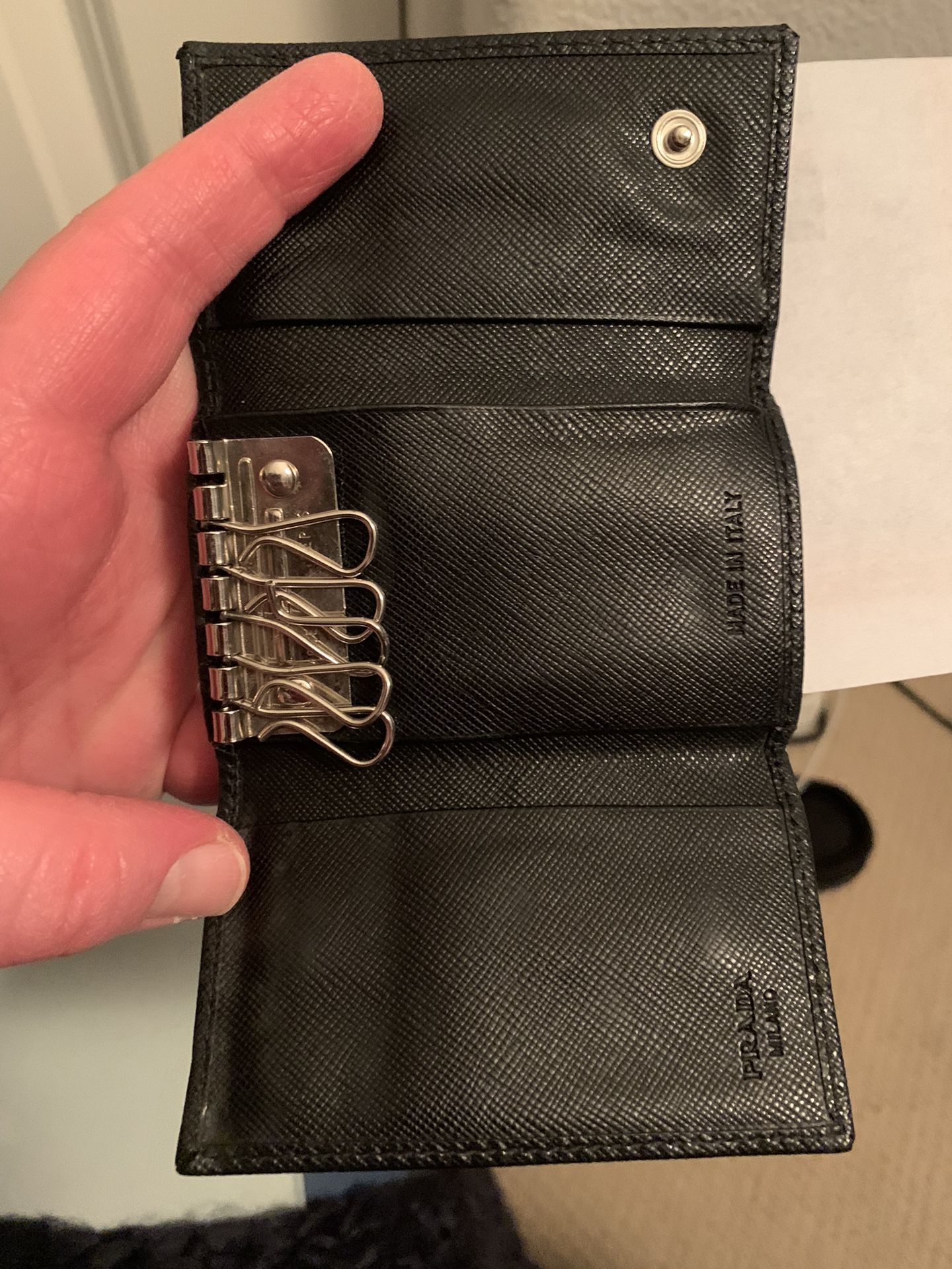 AUTHENTIC P R A D A KEY POUCH IN GREAT CONDITION,All Products : American Fashion Style Bags On Sale