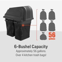 Riding Mower Grass Bag Catcher System