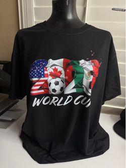 2026 World Cup t shirt with flags