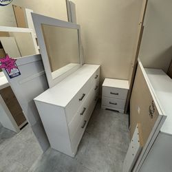 White Queen Bedroom Set 