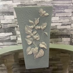 flower vase hand painted one of a kind 