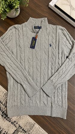Polo Ralph Lauren Cable Knit Quarter-Zip Sweater