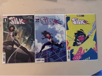 Lot 3 Silk #1 Skottie Young Variant Cover 2021 + 2022 Audrey Mok Goo Miyazawa