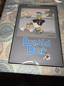 Vintage Donald Duck Poster 