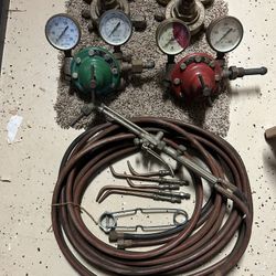 Smith’s & Victor Oxygen Acetylene Regulators and welding equipment
