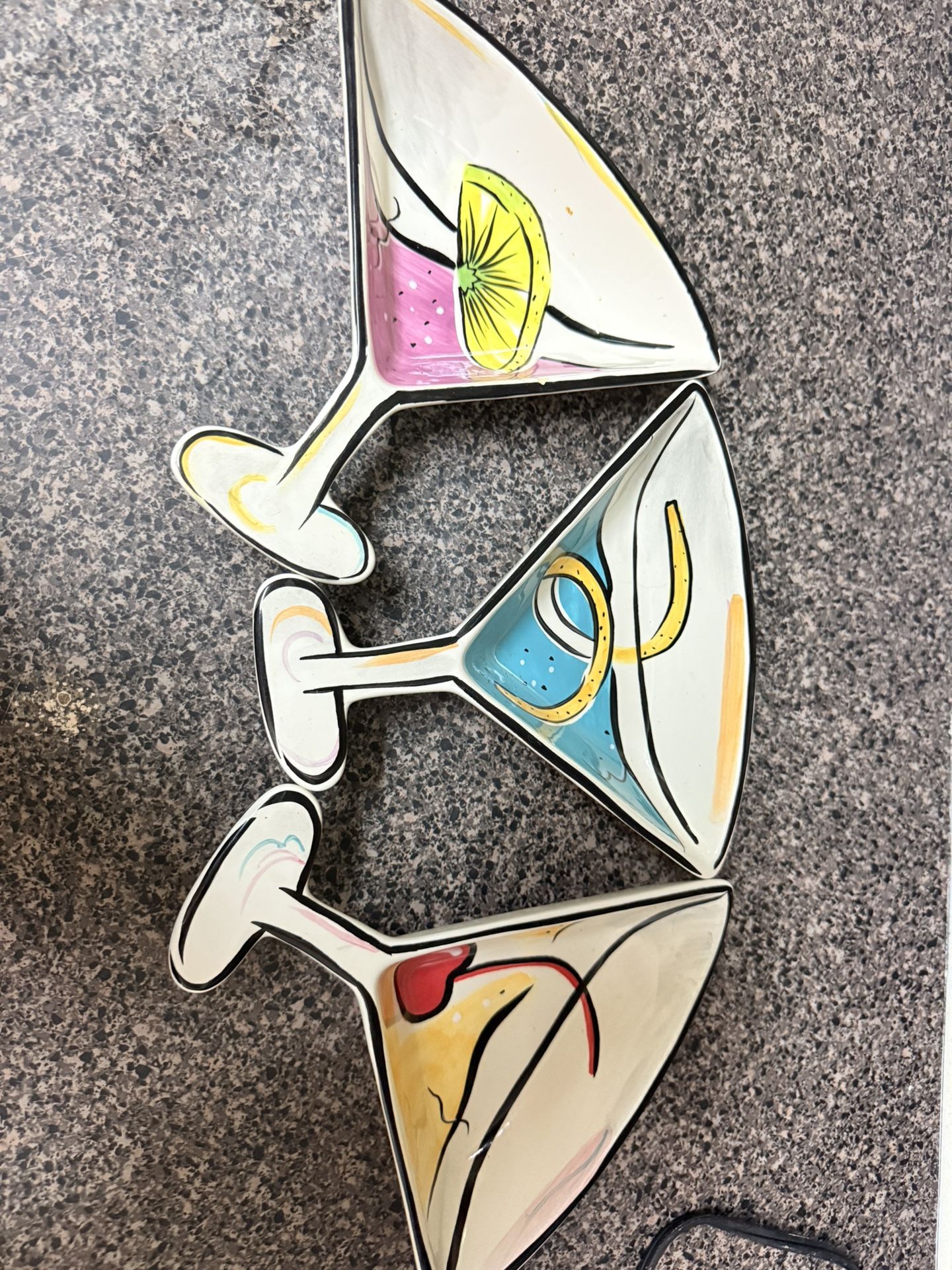 martini Glass Candy Dishes