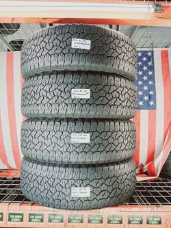 ✅ 4 Used Tires LT275/65R20 GOODYEAR WRANGLER ALL TERRAIN 275 65 20