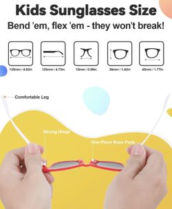 🆕 In 📦 24Pack Kids Sunglasses Bulk Party Favors-Glasses for Kid Age3-8with Polarized UV400Protection,Goodie Bags Stuffers for Kid Birthday,Classroom
