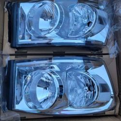 06-08 Dodge Ram Headlights Luces Micas Calaveras Faros Faroles Focos Headlamps 
