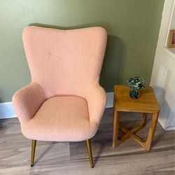 Modern Accent Chair + Side Table Set – Stylish & Cozy