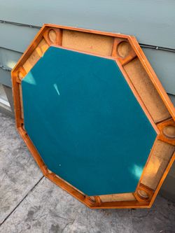 Wood Poker Table