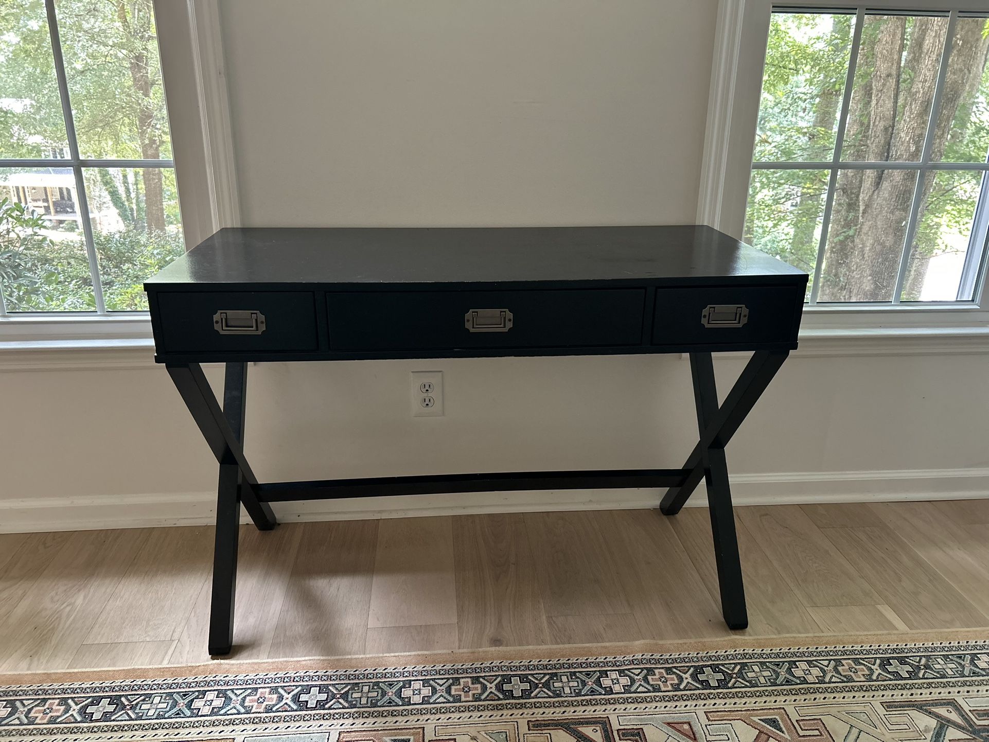Target Threshold Writing Desk In Black