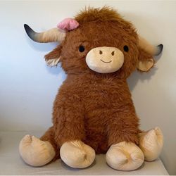 Highland Cow Plush 36” 