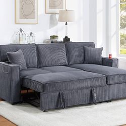 ✅️✅️Convertible Sectional W/ Cup Holder & W/ USB Port✅️