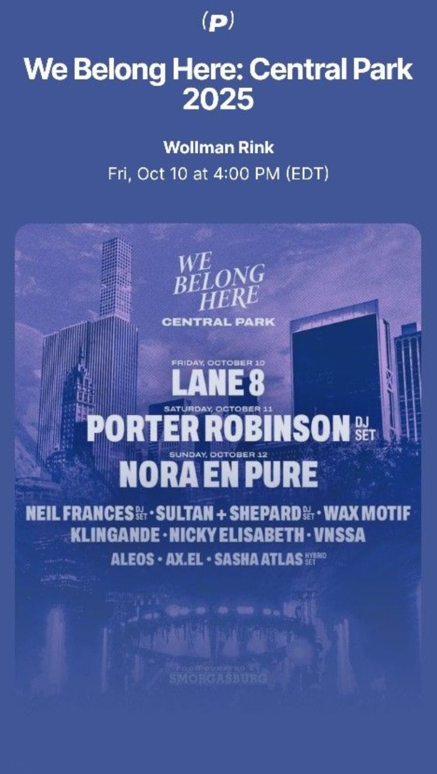 We Belong Here 2 Tickets!