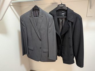 Mens Suit & Pea Coat (Used)