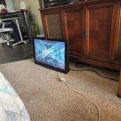 26" TV W/ Stand And Mount. Can Include Chromcast.