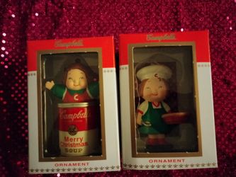 campbell soup kids christmas ornaments 