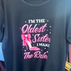 Oldest Sister Shirt  Size 2x
