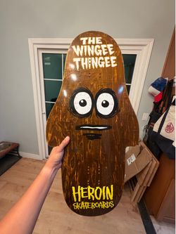 Heroin Skateboards Wingy Thingee 15.25” Skateboard Deck