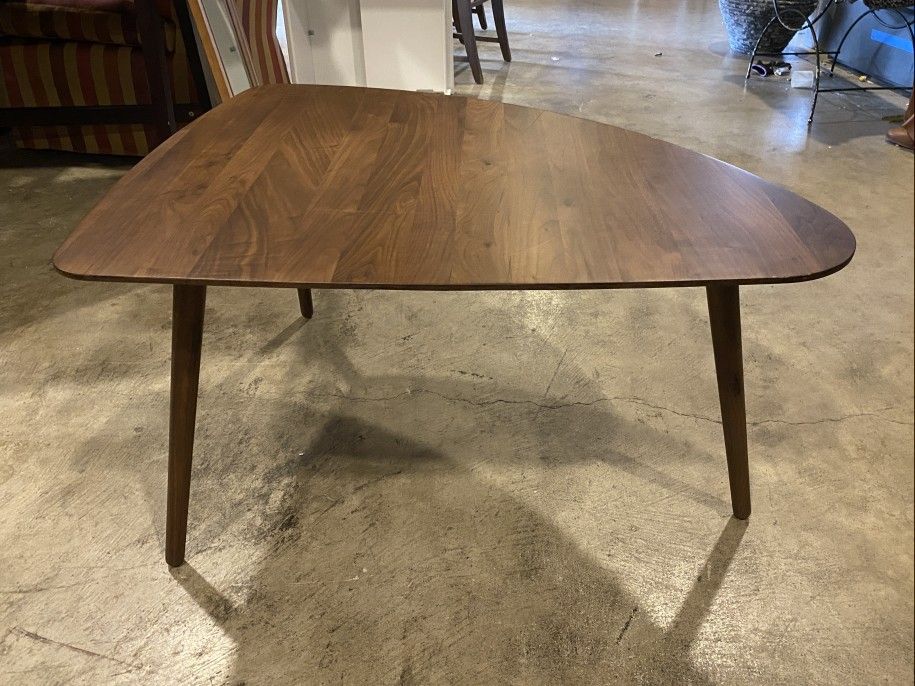 NEW! ARTICLE Amoeba Wild Walnut 35″ Wide Coffee Table