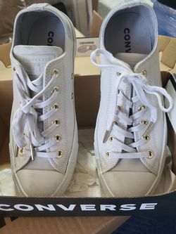 Converse Chuck Taylor All Star Ox in the "Pure Platinum" colorway