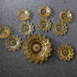 Federal Glass Salad/Luncheon Set