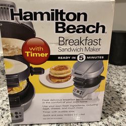 Breakfast Sándwich Maker Hamilton Beach 