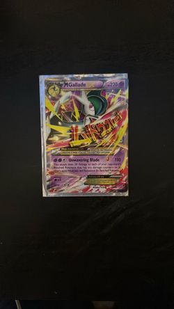 Mega Gallade Ex Roaring Skies Card 