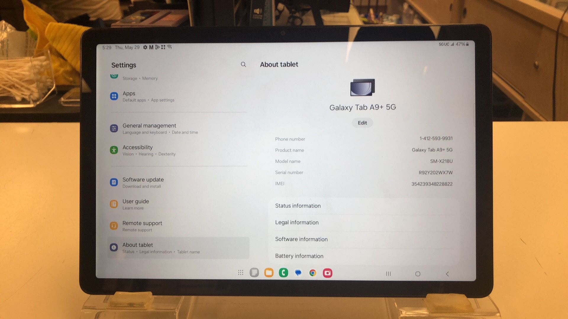 Samsung Galaxy Tab A9 + 5G