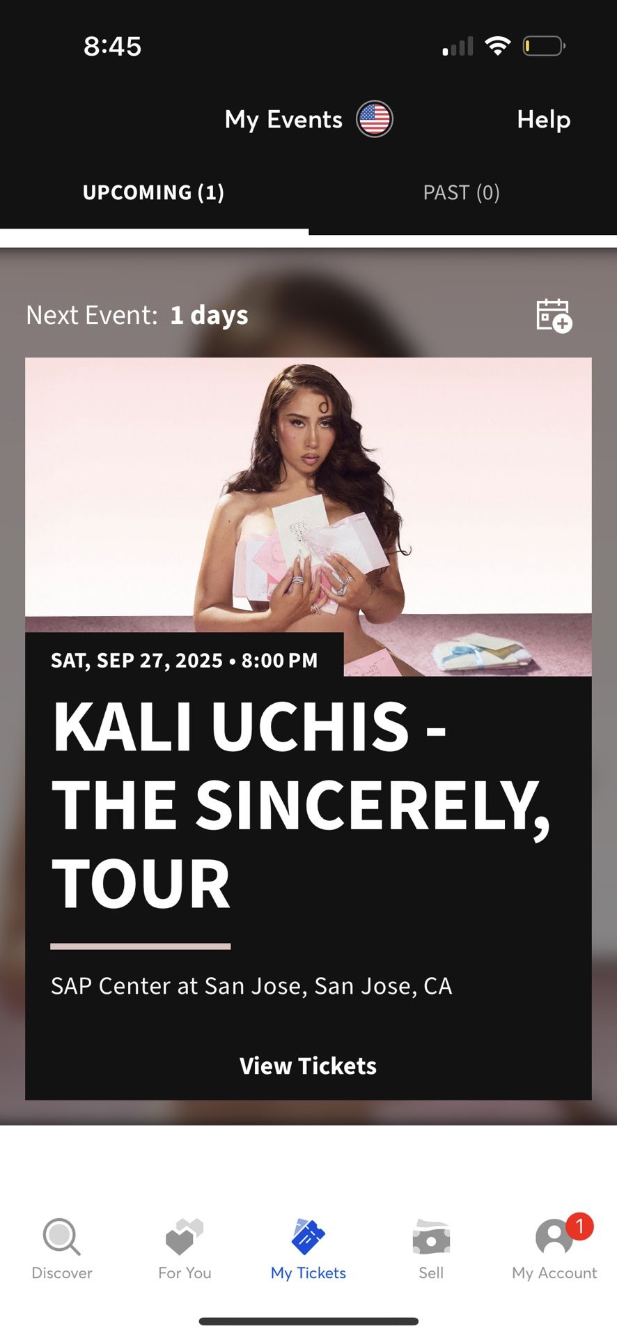 Kali Uchi Concert Tickets 9/27