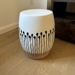 Anthropologie Ceramic Stool