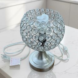 Small Crystal Table Lamp