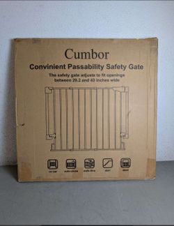 Cumbor Brown Baby Gate