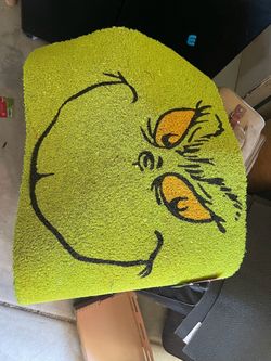 GRINCH out door mat