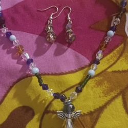 Angel Necklace Set