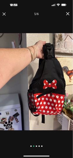 Minnie mouse side pack/backpack