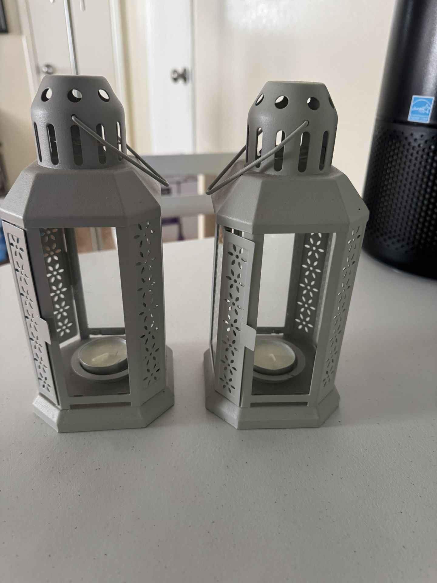 2 Tea Candle Mini Lanterns 