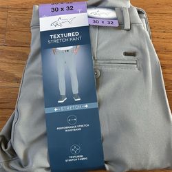 NWT Greg Norman men’s textured stretch pants size 30x32
